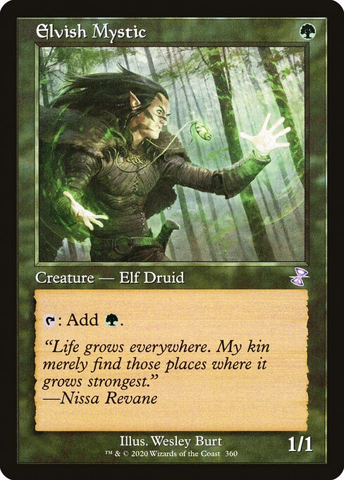 エルフの神秘家/Elvish Mystic [TSR] [FOIL]