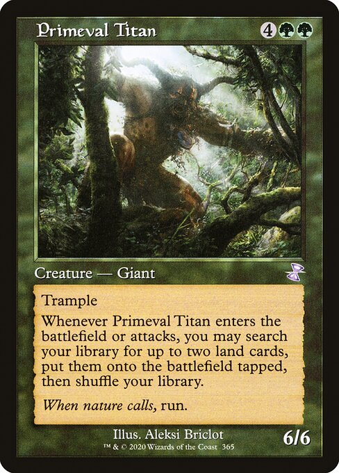 原始のタイタン/Primeval Titan [TSR] [FOIL]