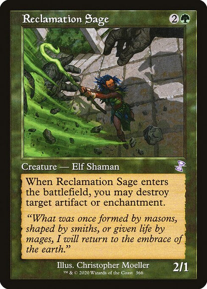 再利用の賢者/Reclamation Sage [TSR] [FOIL]