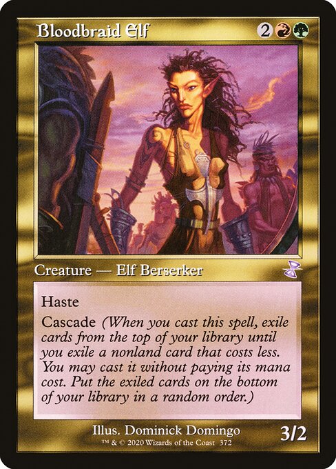 血編み髪のエルフ/Bloodbraid Elf [TSR] [FOIL]