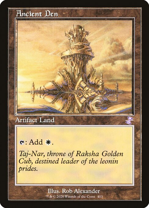 古えの居住地/Ancient Den [TSR] [FOIL]