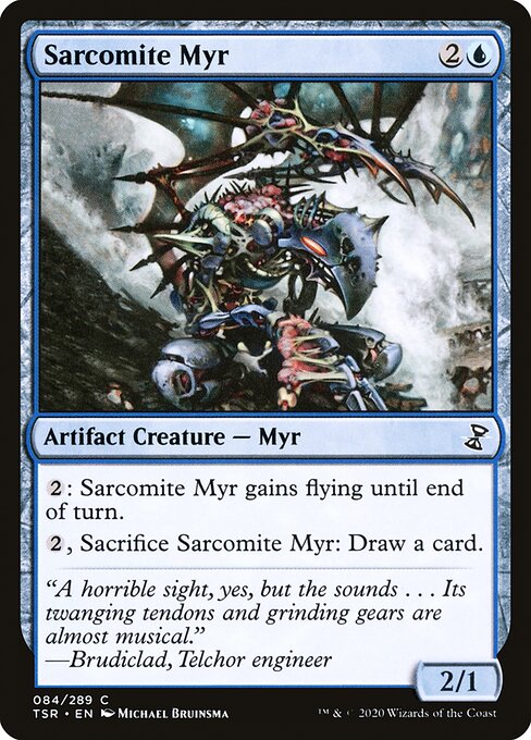 サルコマイトのマイア/Sarcomite Myr [TSR] [FOIL]