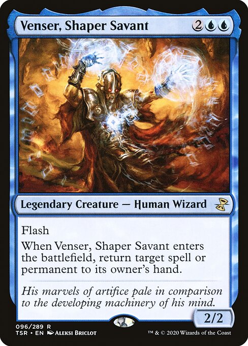 造物の学者、ヴェンセール/Venser, Shaper Savant [TSR] [FOIL]