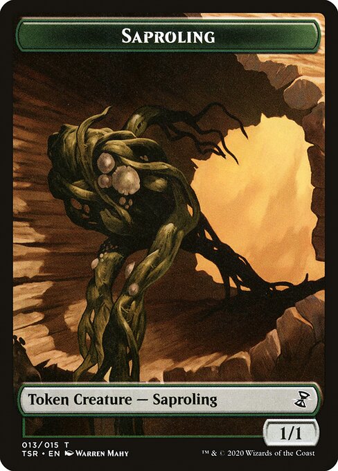 苗木トークン/Saproling Token [TSR]