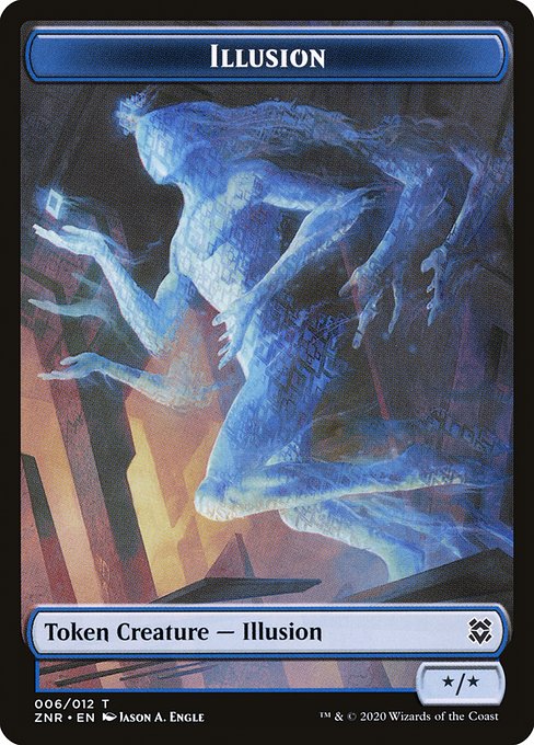 イリュージョントークン/Illusion Token [ZNR] [FOIL]