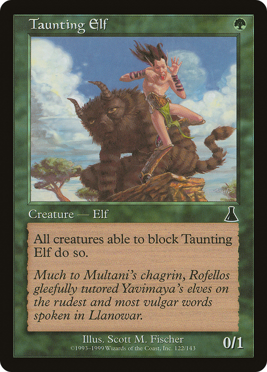 嘲るエルフ/Taunting Elf [UDS] [FOIL]