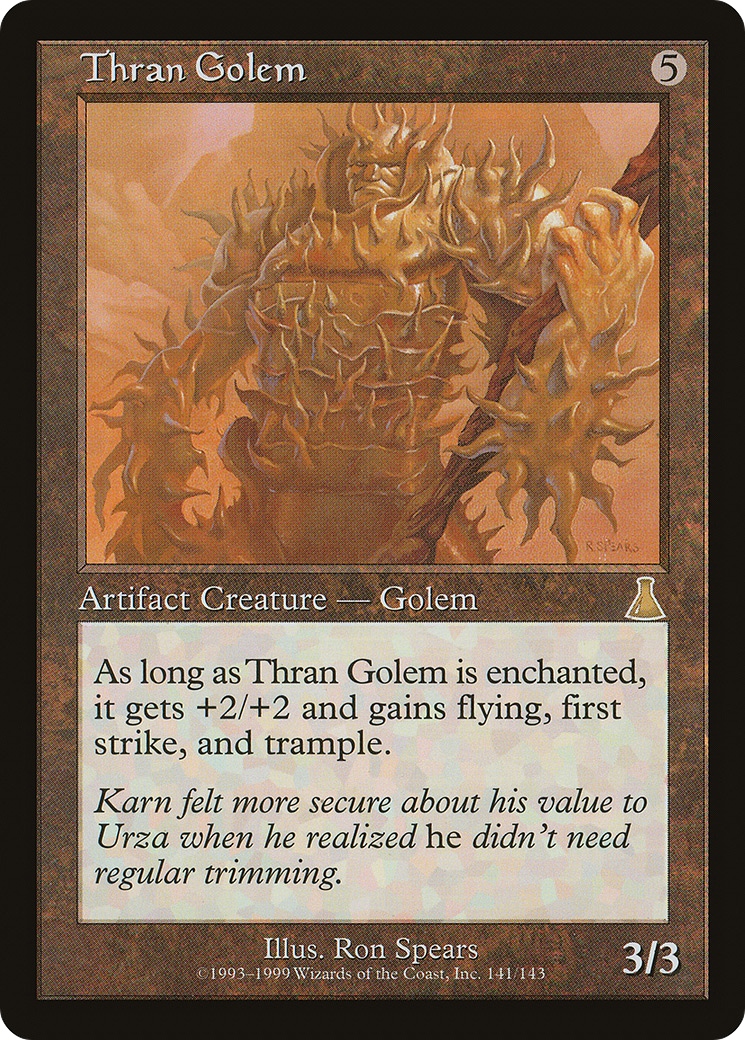 スランのゴーレム/Thran Golem [UDS] [FOIL]