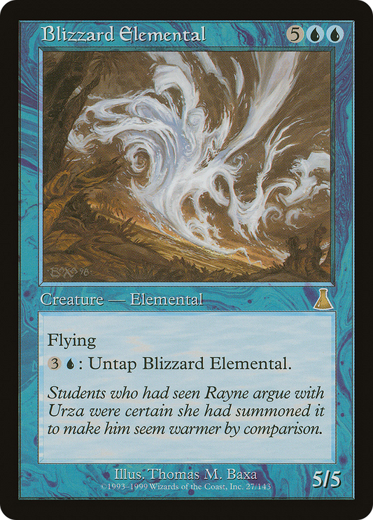 吹雪の精霊/Blizzard Elemental [UDS]