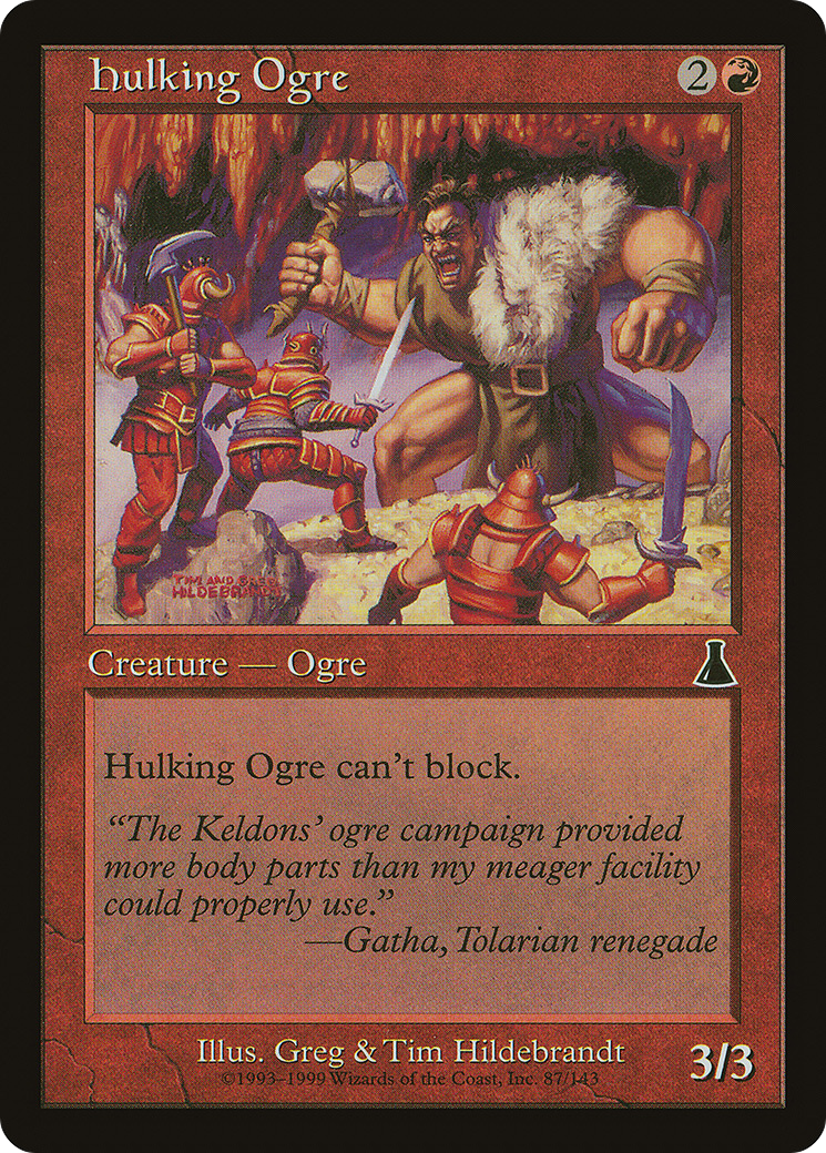 巨体のオーガ/Hulking Ogre [UDS] [FOIL]