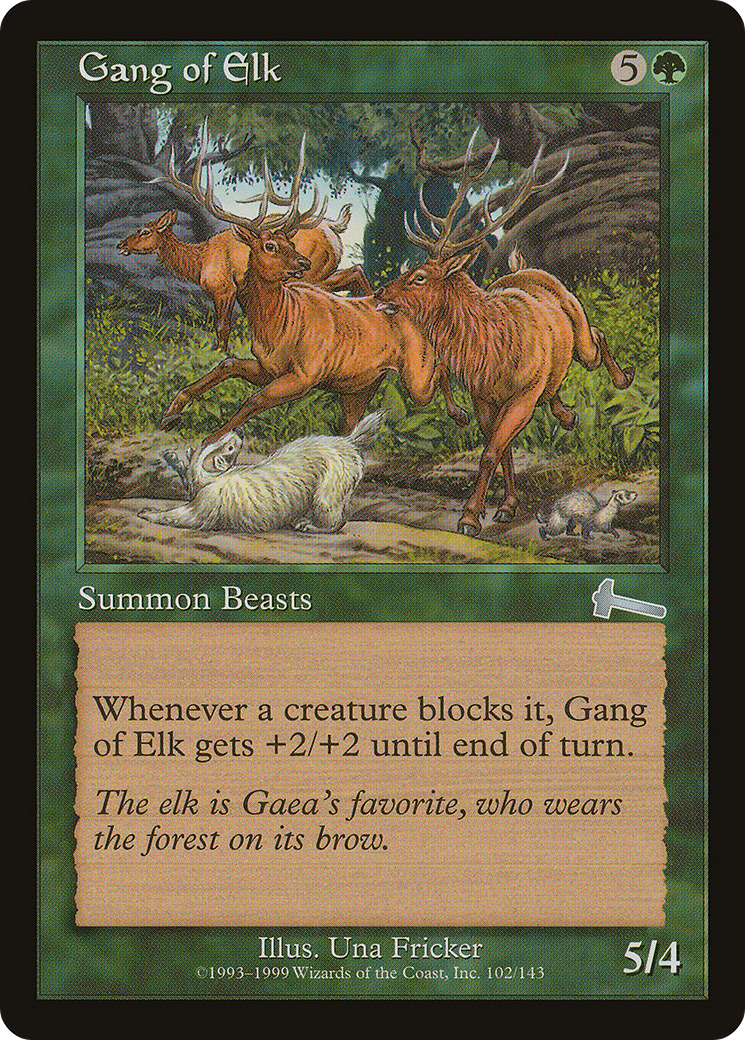 大鹿の一団/Gang of Elk [ULG] [FOIL]