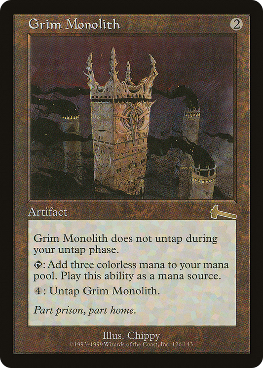 厳かなモノリス/Grim Monolith [ULG] [FOIL]