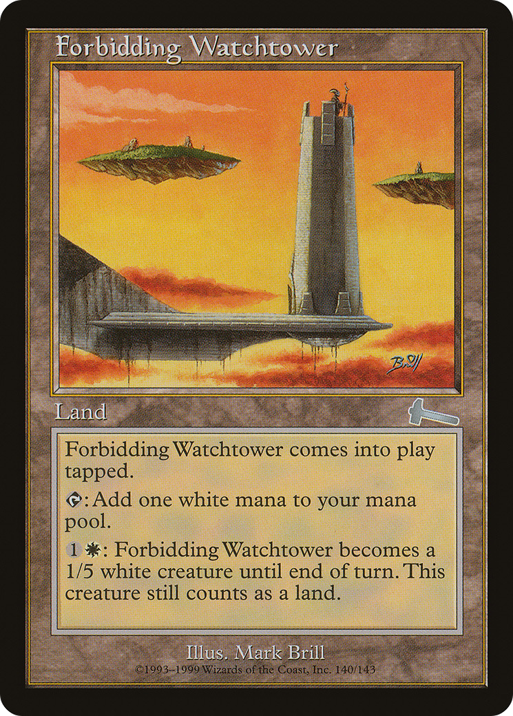 近づきがたい監視塔/Forbidding Watchtower [ULG] [FOIL]