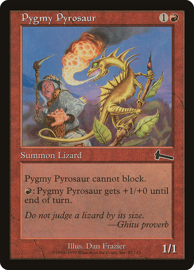 ピグミー・パイロザウルス/Pygmy Pyrosaur [ULG] [FOIL]