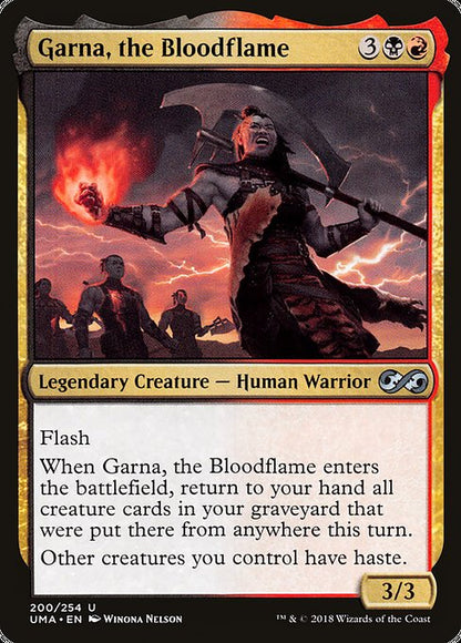 血の炎、ガルナ/Garna, the Bloodflame [UMA] [FOIL]