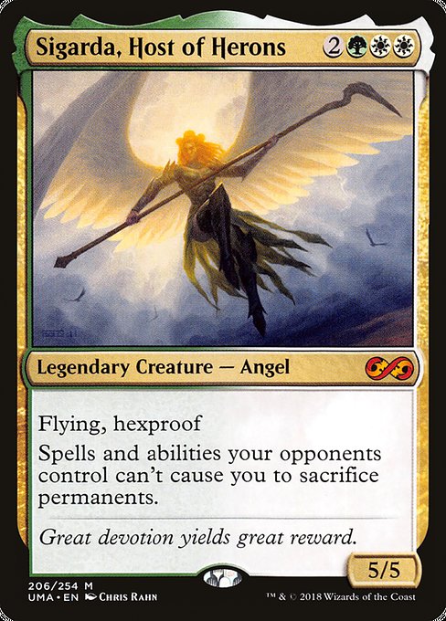 鷺群れのシガルダ/Sigarda, Host of Herons [UMA] [FOIL]