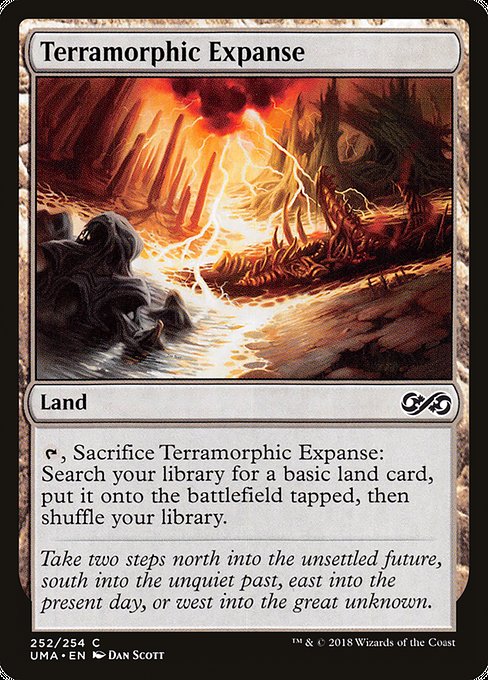 広漠なる変幻地/Terramorphic Expanse [UMA] [FOIL]