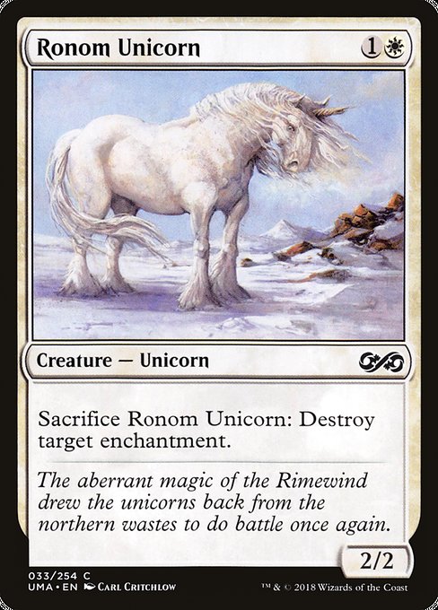 ロノムの一角獣/Ronom Unicorn [UMA] [FOIL]