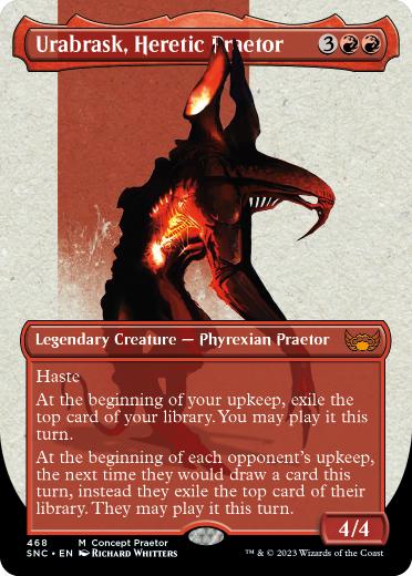 異端の法務官、ウラブラスク/Urabrask, Heretic Praetor [ONE-BF][FOIL]