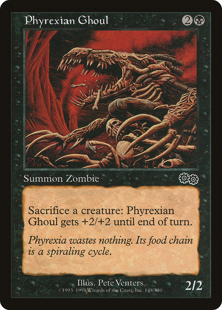 ファイレクシアの食屍鬼/Phyrexian Ghoul [USG]