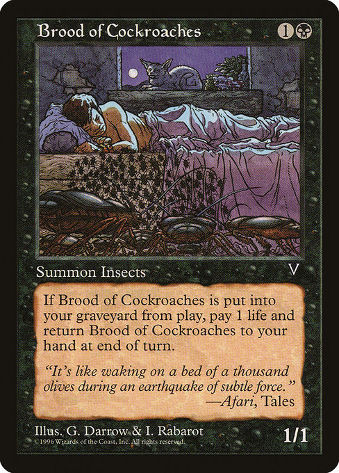 ゴキブリの大群/Brood of Cockroaches[VIS]