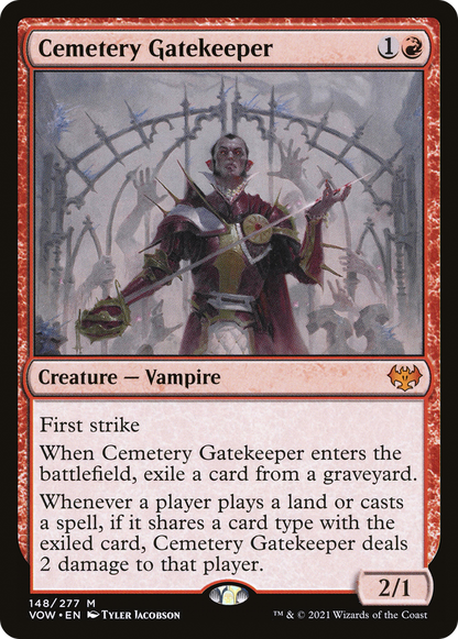 墓所の門番/Cemetery Gatekeeper [VOW][FOIL]