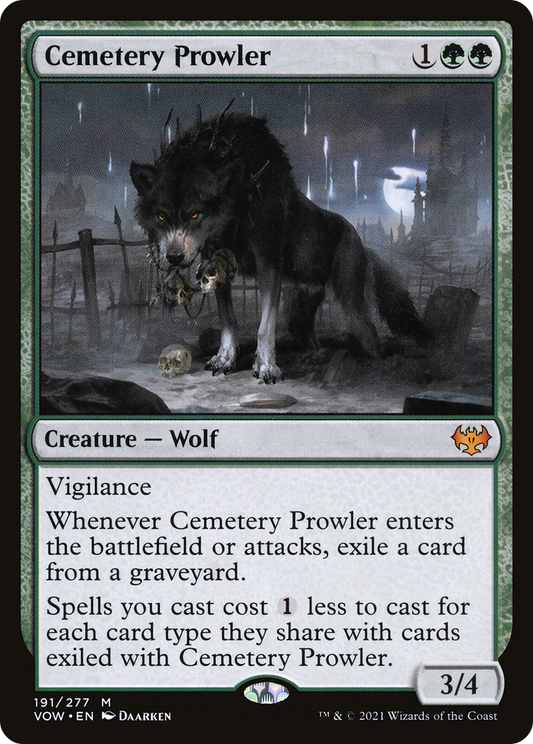 墓所のうろつくもの/Cemetery Prowler [VOW][FOIL]
