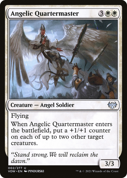 天使の需品将校/Angelic Quartermaster [VOW][FOIL]