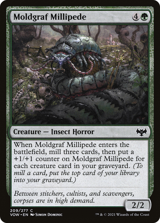 黴墓のヤスデ/Moldgraf Millipede [VOW][FOIL]