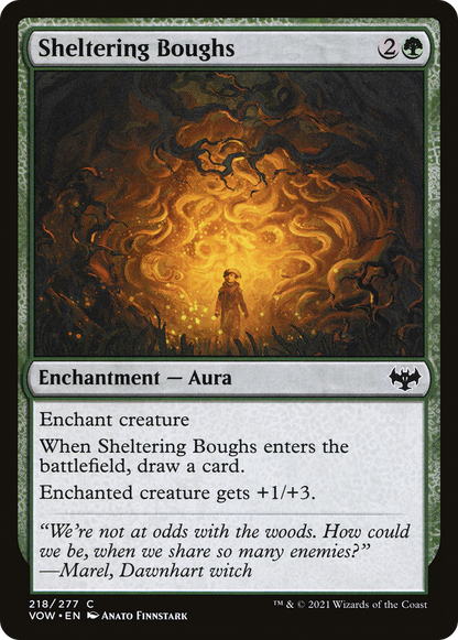 防護の太枝/Sheltering Boughs [VOW][FOIL]