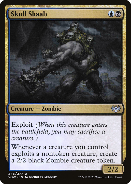 髑髏スカーブ/Skull Skaab [VOW][FOIL]
