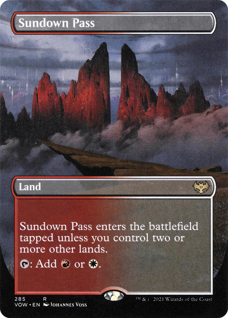 日没の道/Sundown Pass [VOW-BF][ボーダーレス][FOIL]