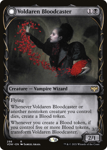 ヴォルダーレンの投血士/Voldaren Bloodcaster - 血コウモリの召喚士/Bloodbat Summoner [VOW-BF][ショーケース][FOIL]