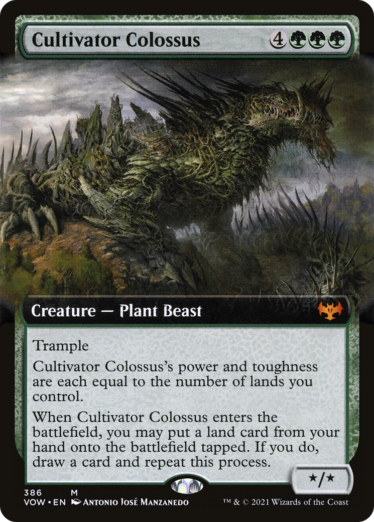 耕作する巨躯/Cultivator Colossus [VOW-BF][拡張アート]