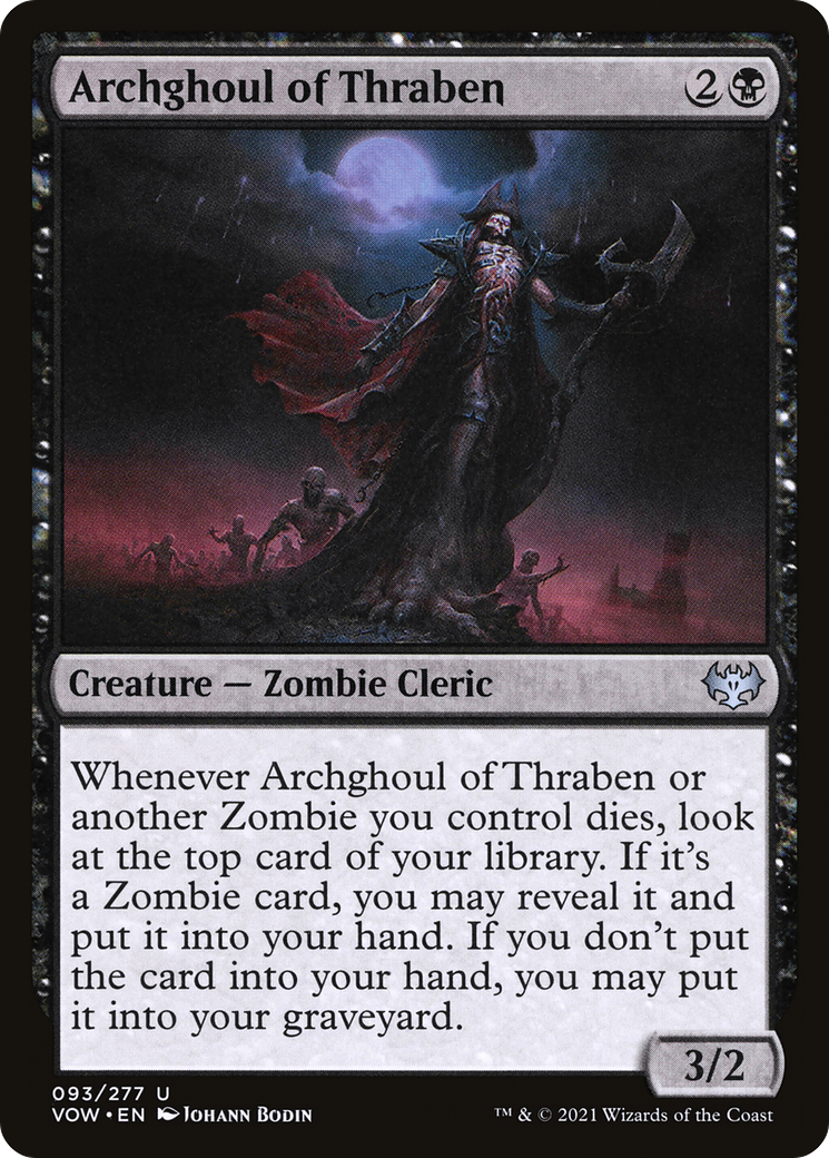 スレイベンの大グール/Archghoul of Thraben [VOW][FOIL]