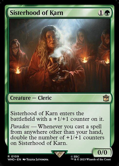 カーンのシスターフッド/Sisterhood of Karn [WHO]