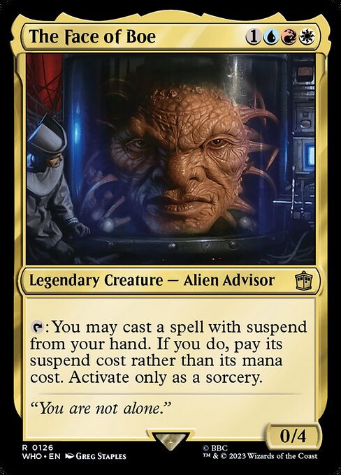 フェイス・オブ・ボー/The Face of Boe [WHO][FOIL]