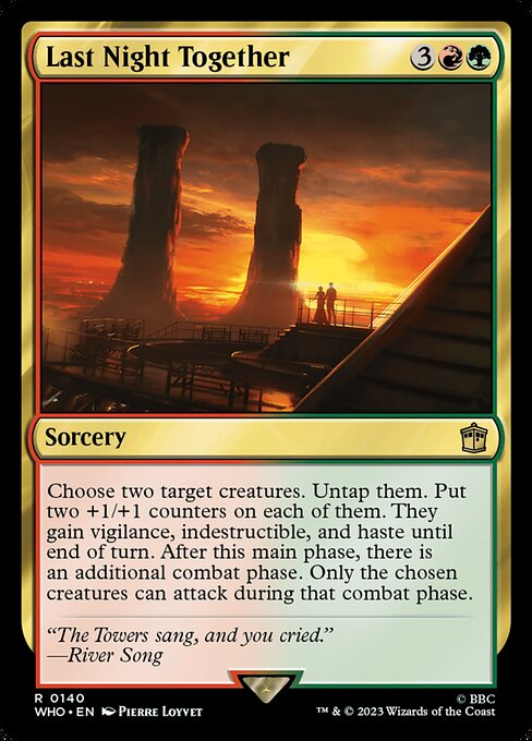 最後の夜を一緒に/Last Night Together [WHO][FOIL]