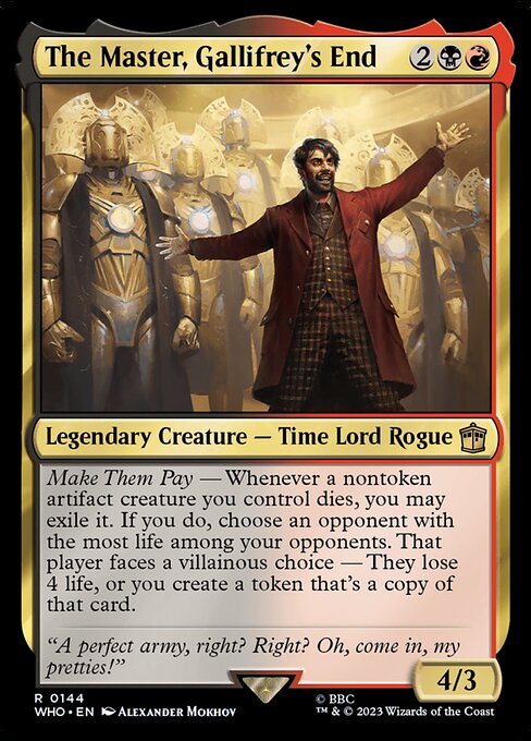 ギャリフレイの終焉、マスター/The Master, Gallifrey's End [WHO][FOIL]