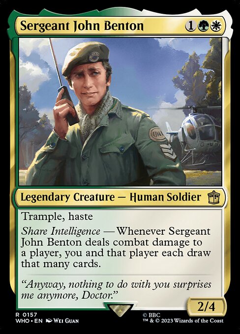 ジョン・ベントン伍長/Sergeant John Benton [WHO][FOIL]