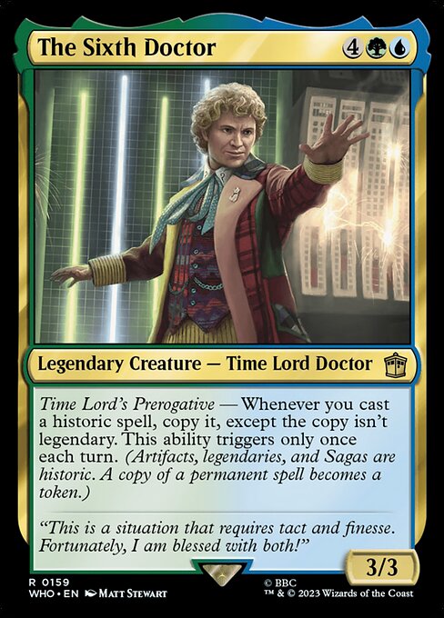 6代目ドクター/The Sixth Doctor [WHO][FOIL]