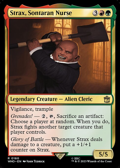 ソンターランの看護師、ストラックス/Strax, Sontaran Nurse [WHO][FOIL]