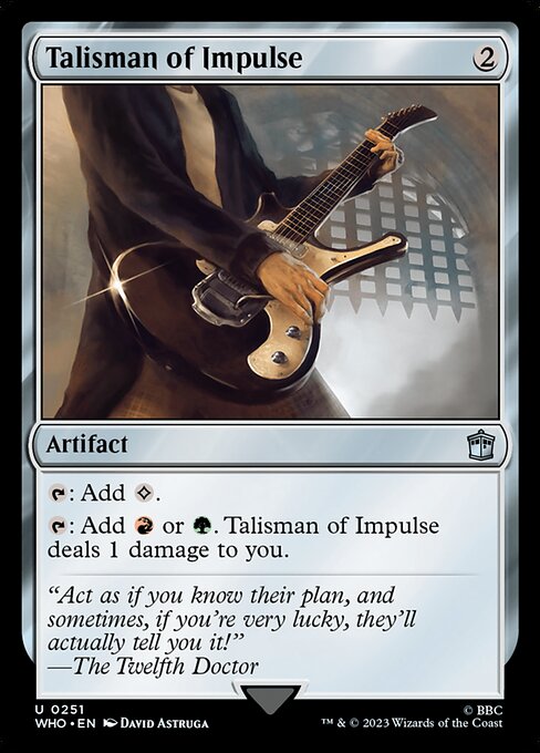衝動のタリスマン/Talisman of Impulse [WHO][FOIL]
