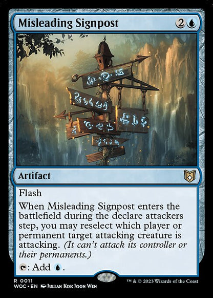 紛らわしい道標/Misleading Signpost [WOC][FOIL]