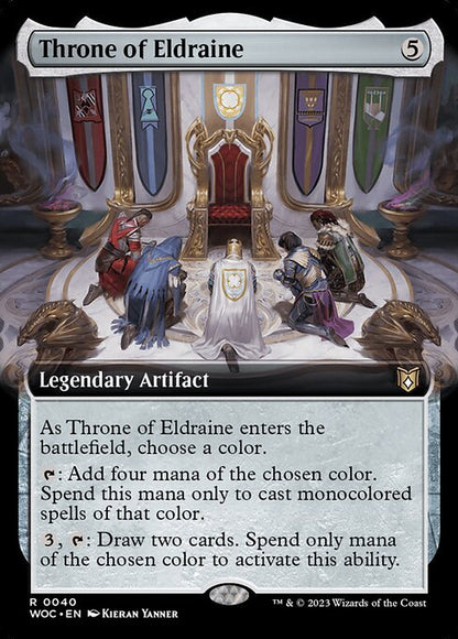 エルドレインの玉座/Throne of Eldraine [WOC][拡張アート][FOIL]