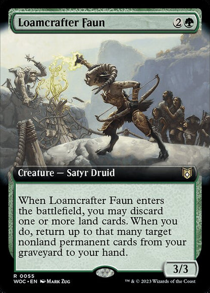 壌土造りのフォーン/Loamcrafter Faun [WOC][拡張アート][FOIL]