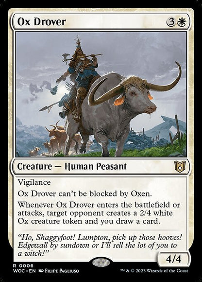 雄牛曳き/Ox Drover [WOC]