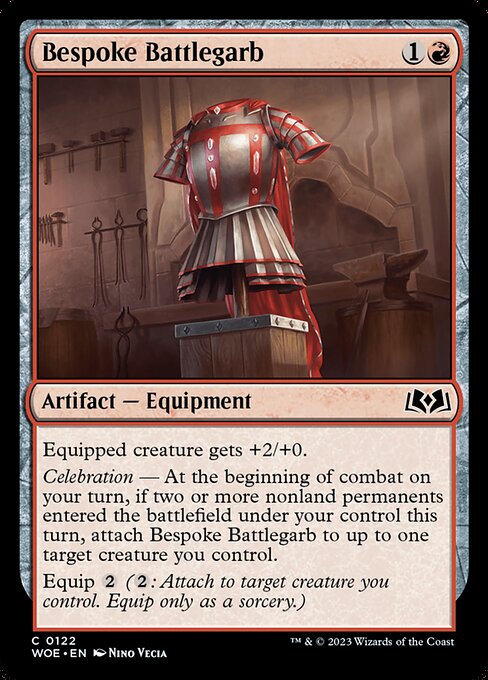 特注の戦闘装束/Bespoke Battlegarb [WOE] [FOIL]