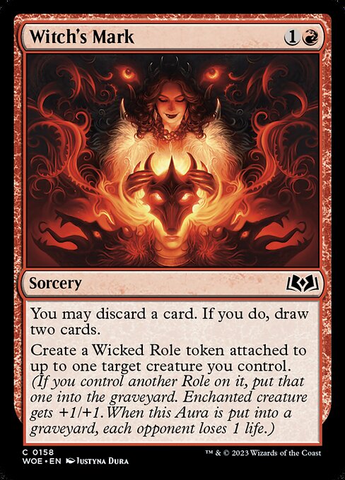 魔女の印/Witch's Mark [WOE] [FOIL]