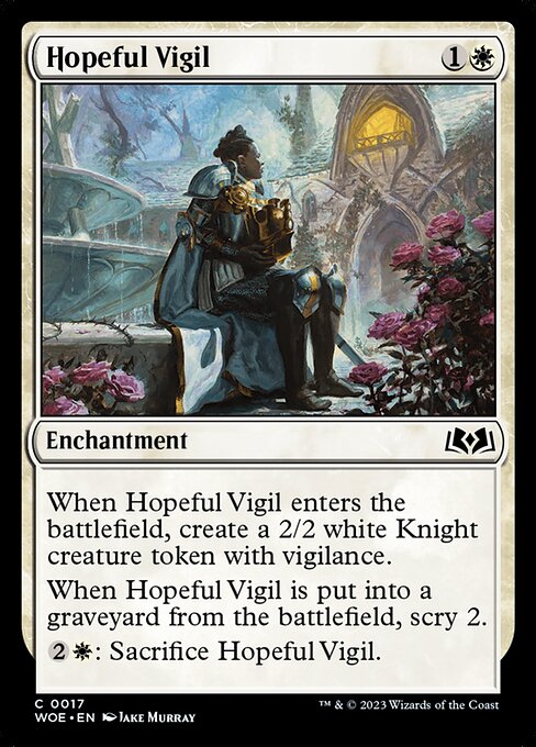 希望ある祈祷/Hopeful Vigil [WOE] [FOIL]