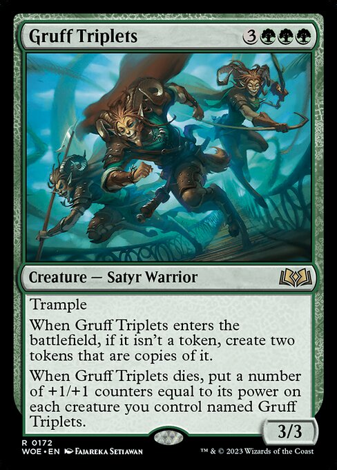 荒々しい三つ子/Gruff Triplets [WOE] [FOIL]